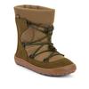 Barfußschuh FRODDO "BAREFOOT TEX TRACK", Kinder, Gr. 26, grün (khakifarben), Veloursleder, Textil, sportlich, Schuhe, Snowboots, Winterstiefel mit TEX-Membrane