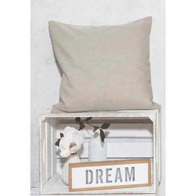 Dekokissen MY HOME "Velina", beige (sand, meliert), B:40cm L:40cm, Polyester, Dekokissen_Sitzkissen_Kissenhüllen Image