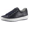 Sneaker ARA "AVIO", Damen, Gr. 8,5, blau (dunkelblau), Glattleder, unifarben, sportlich, Schuhe, Slipper, Halbschuh, Freizeitschuh mit Wechselfußbett in G-Weite