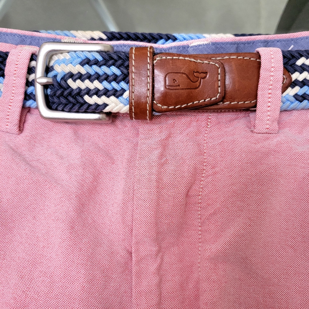 J. Crew Shorts | J. Crew Club Shorts Mens Size 30 J. Crew Cotton Shorts 10" Oxford Shorts | Color: Pink/White | Size: 30