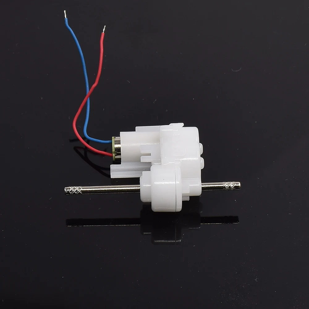 Mini-Kernlos-Getriebemotor DC 1,5 V-5 V 3 V 3,7 V 390 U/min langsame Geschwindigkeit Doppelwelle Mikro-Getriebemotor DIY Hobby Spielzeug LKW Automotor Image