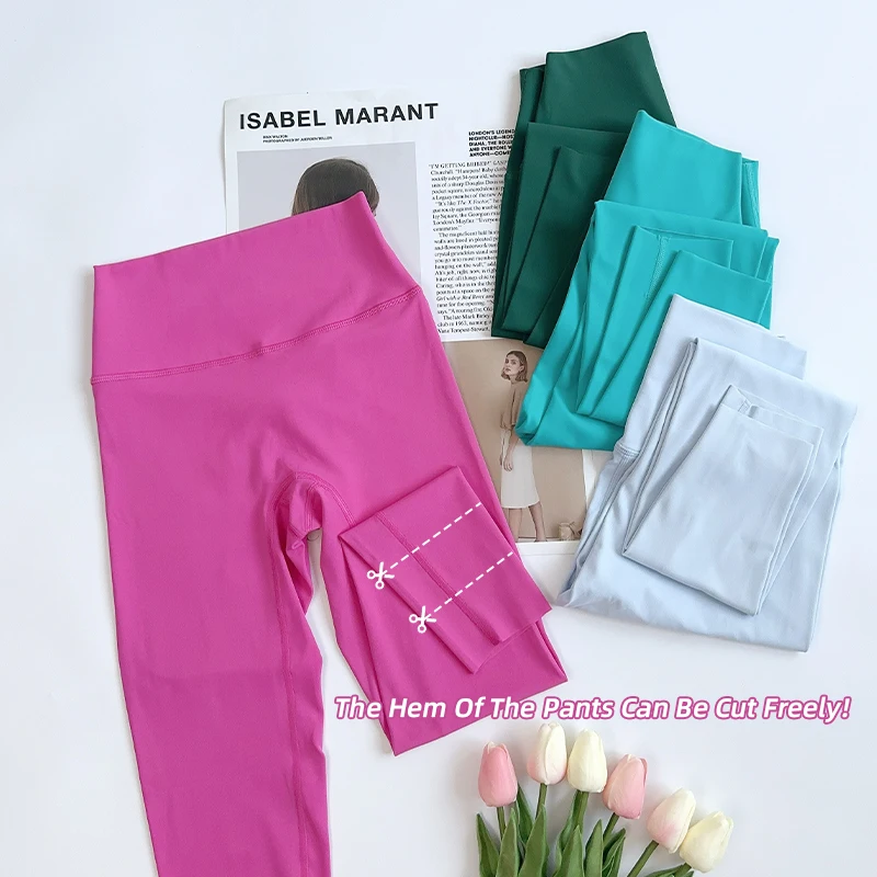Nahtlose Sport-Leggings, hochelastische Yoga-Leggings, Fitnesshose, Po-Lifting-Strumpfhose, Bauchkontrolle, hocksichere Trainingsstrumpfhose Image