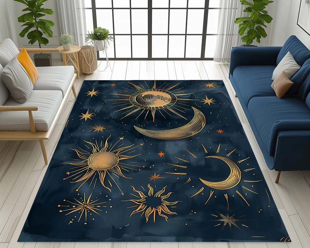 Teppich der Moon-Serie, modischer Teppich, ideal für Spielzimmer, Schlafzimmer, Arbeitszimmer und andere dekorative Teppiche Image