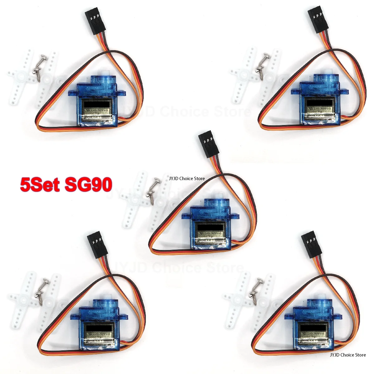 5 teile/los SG90 9G Micro Servo Motor Für Roboter 6CH RC 250 450 Hubschrauber Flugzeug Segelflugzeug mini Auto Image