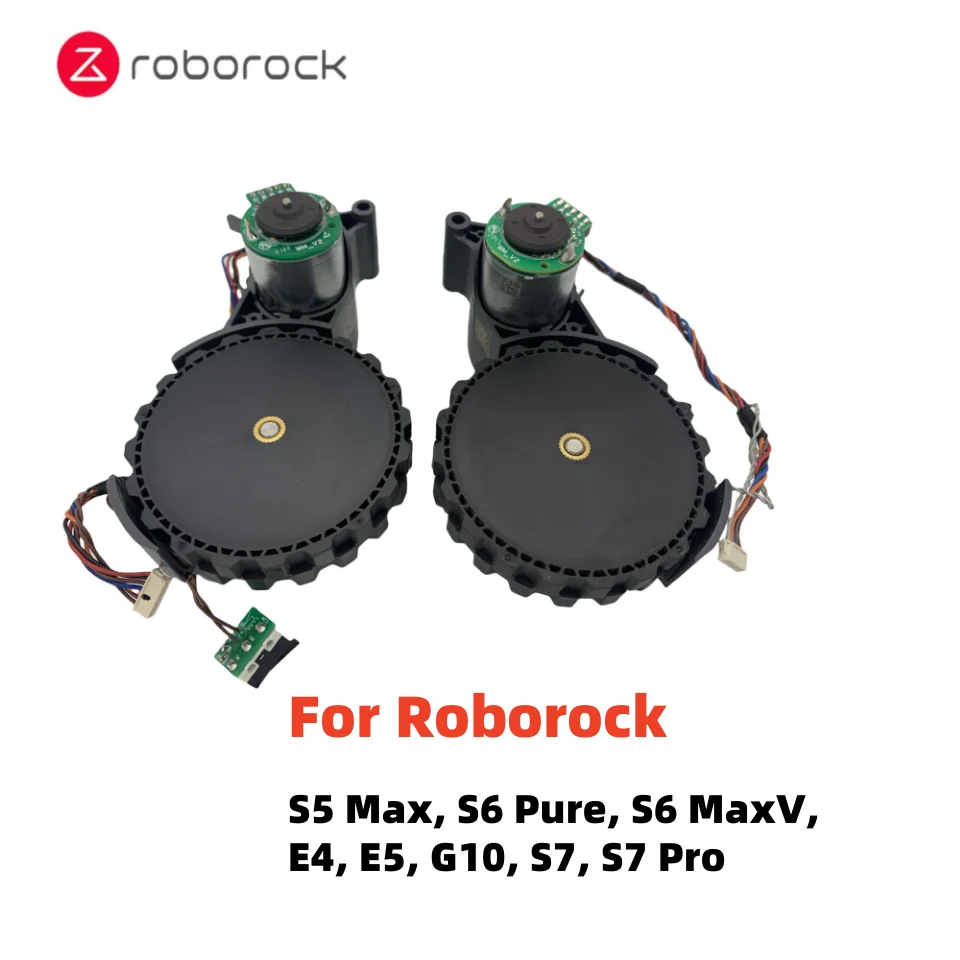 Original Laufräder für Roborock S5 Max, S6 Pure, S6 MaxV, E4, E5, G10, S7, S7 Pro, Staubsaugerzubehör Image