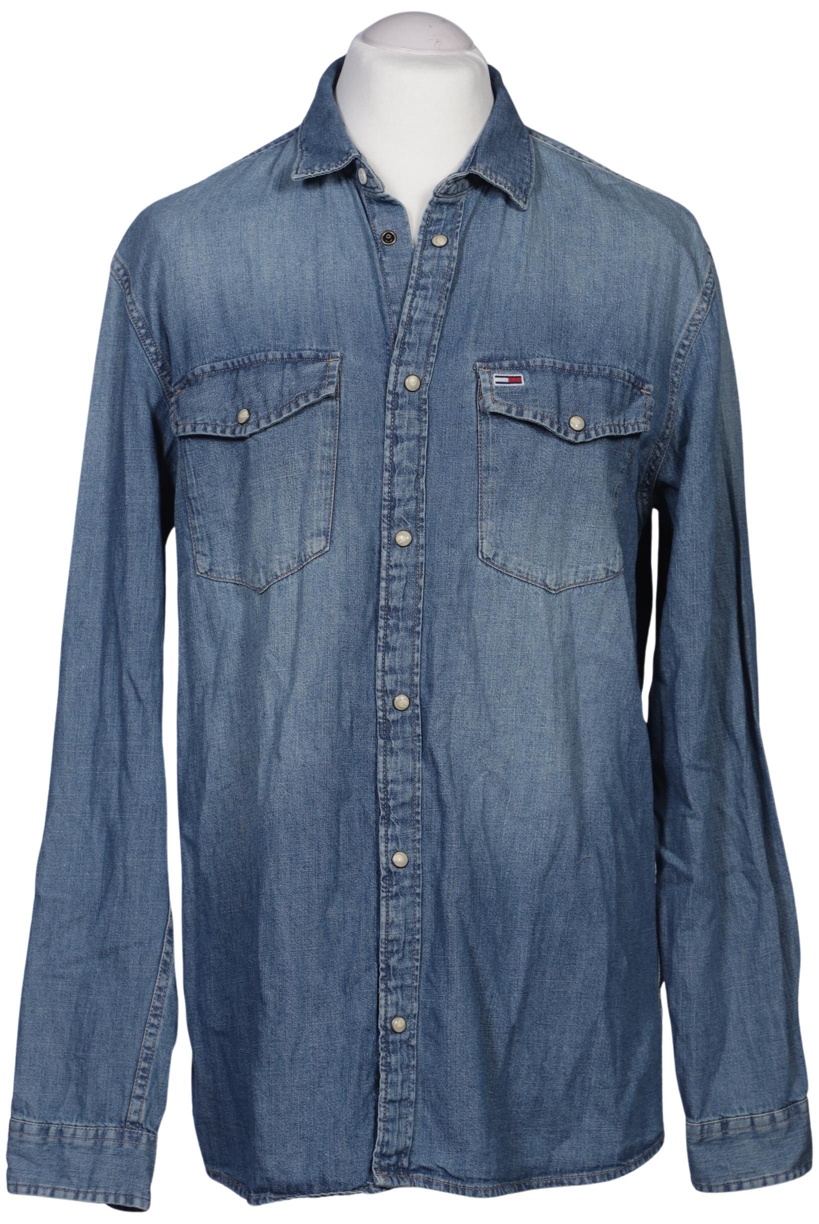 Tommy Jeans Herren Hemd, Gr. 54, blau, Baumwolle Image