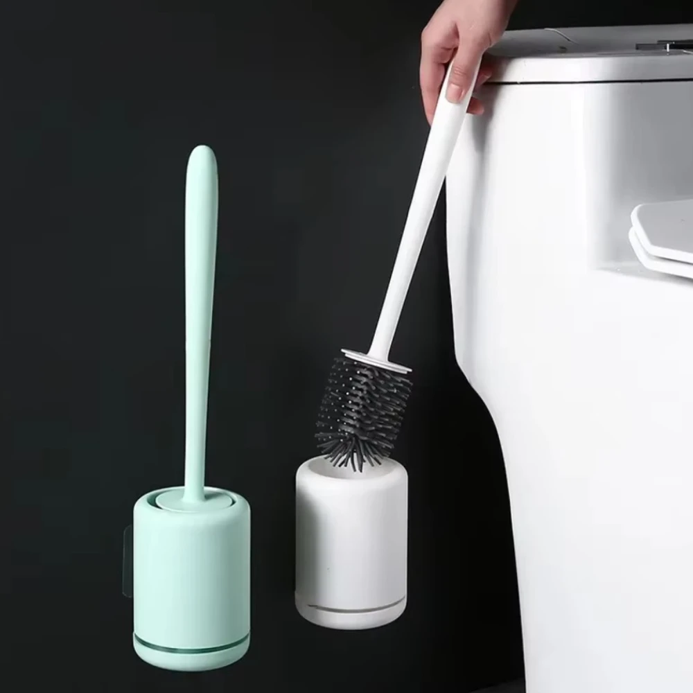 Toiletten bürste Wand halterung Toiletten bürste und Trocken halter für die Aufbewahrung und Organisation von Badezimmern WC-Zubehör Badrein igungs werkzeug