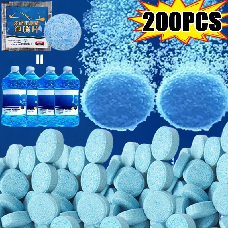 Auto Windschutzscheibe Brausetabletten Feste Reiniger Auto Scheibenwischer Reinigung Tabletten Glas Reinigung Auto Waschen Zubehör Image