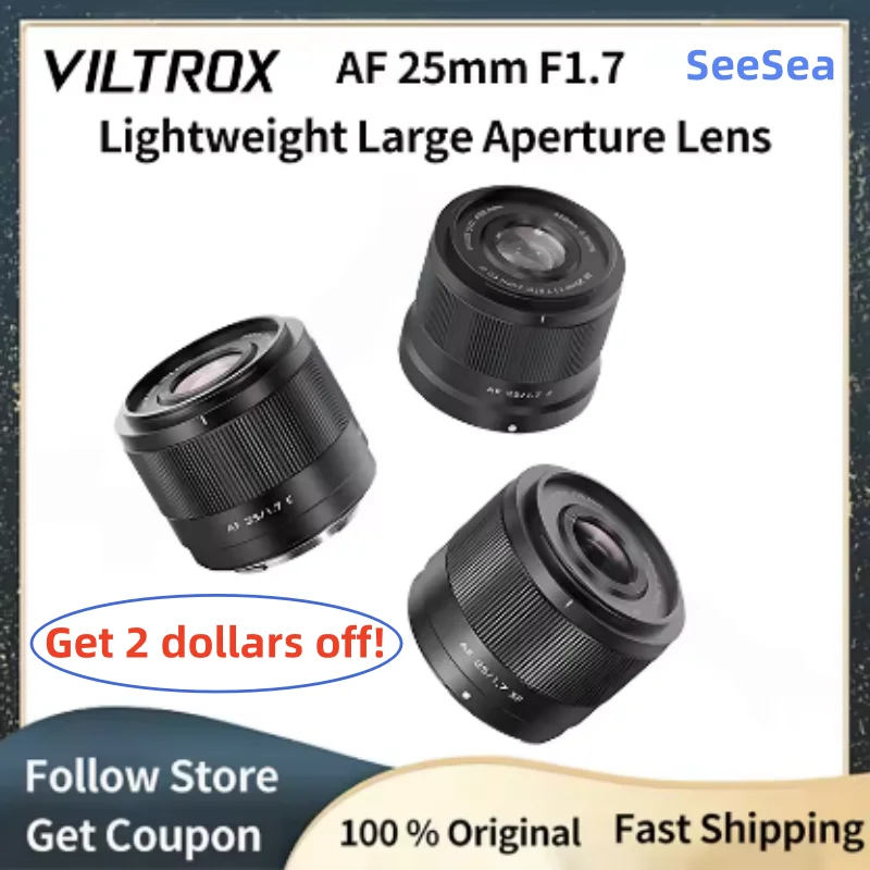 Viltrox 25mm F1.7 Air Autofokus APS-C Prime Objektiv für Fuji xm5 X-T5 X-T30 II Nikon Z Mount ZFC Z50 Z7II Sony zve10 II a7iv Image