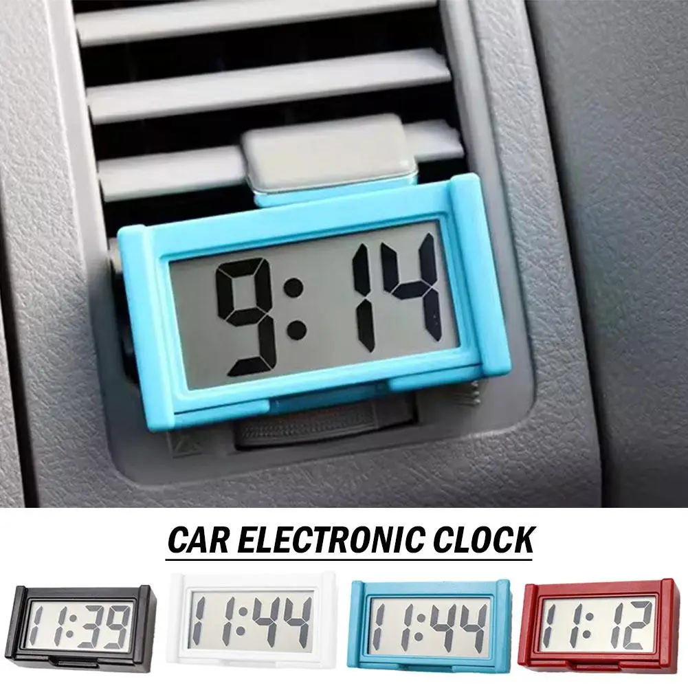 Auto Elektronische Uhr Selbstklebende Mini Digitaluhr Großen Bildschirm Auto Armaturenbrett Uhr Multifunktionale Lkw Armaturenbrett Uhr