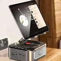 360 ° Supporto per tablet da tavolo pieghevole con rotazione Supporto per smartphone da tavolo con altoparlante Bluetooth wireless Scatola audio USB stereo