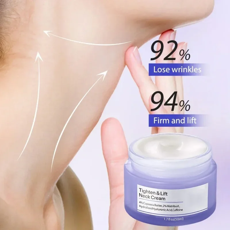 Lift Straighten Neck Cream hellt feine Linien auf, hellt Firms auf, nährt den Hals, aufhellende, glättende Feuchtigkeitscreme, Halscreme Image