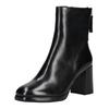High-Heel-Stiefelette REGARDE LE CIEL "Regarde Le Ciel Stiefelette Leder", Damen, Gr. 37, schwarz, Leder, casual, Schuhe