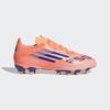 Fußballschuh ADIDAS PERFORMANCE "F50 LEAGUE MULTI-GROUND KINDER-STIEFEL", Gr. 36, beam orange, lucid blau, cloud weiß, Synthetik, Textil, sportlich, Schuhe, geeignet für Rasen- und Kunstrasenplätze