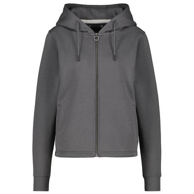 Kapuzensweatjacke ALIFE & KICKIN "Damen FredaAK A", Damen, Gr. M, grau (iron gate), 60% Baumwolle 40% Polyester, Sweatjacken Image