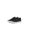 Sneaker JACK & JONES "JFWTRENT", Herren, Gr. 43, grau (anthrazit), Lederimitat, casual, Schuhe, mit Schnürung