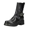 Stiefelette NERO GIARDINI "Nero Giardini Stiefelette Leder/Synthetik", Damen, Gr. 37, schwarz, Leder, Synthetik, casual, Schuhe