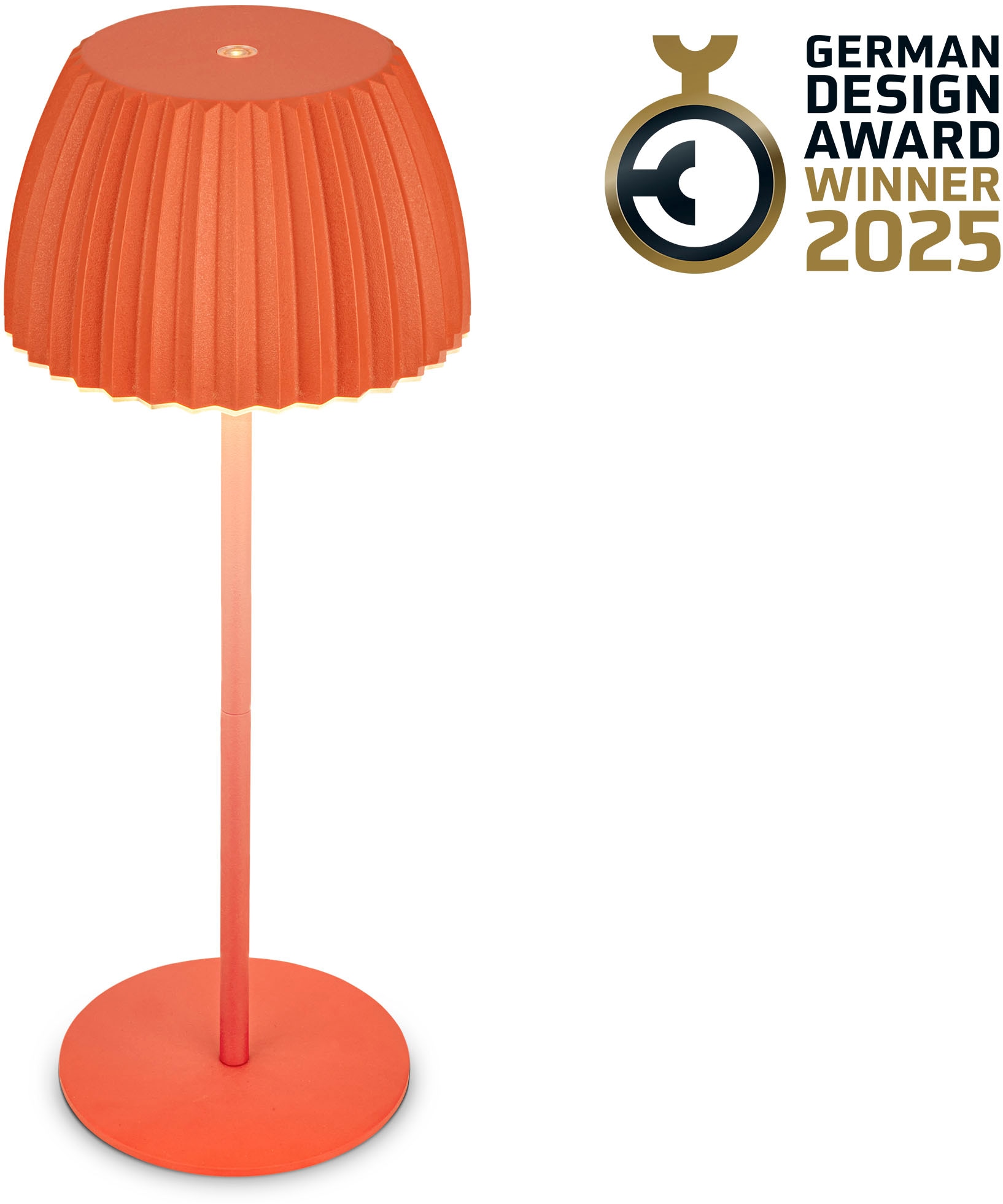 BRILONER LEUCHTEN LED Tischleuchte "Akku LED Tischleuchte", orange, Leuchten Image