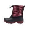 Winterboots KANGAROOS "K-BEN", Damen, Gr. 30, schwarzberry, metallic, Synthetik, Textil, sportlich, Schuhe, Snowboots, Winterboots, Winterschuhe, wasserabweisend