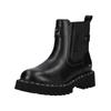 Stiefelette MUSTANG SHOES "Mustang Shoes Stiefelette Lederimitat/Textil", Damen, Gr. 39, schwarz, Lederimitat, Textil, casual, Schuhe