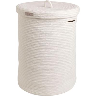 Aufbewahrungskorb MÖVE "Bohemian", beige (natur), B:35cm H:50cm T:35cm, Polyester, Baumwolle, Aufbewahrungsboxen Image