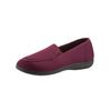 Hausschuh, Damen, Gr. 38, rot (bordeaux), Textil, Schuhe Slipper Hausschuh