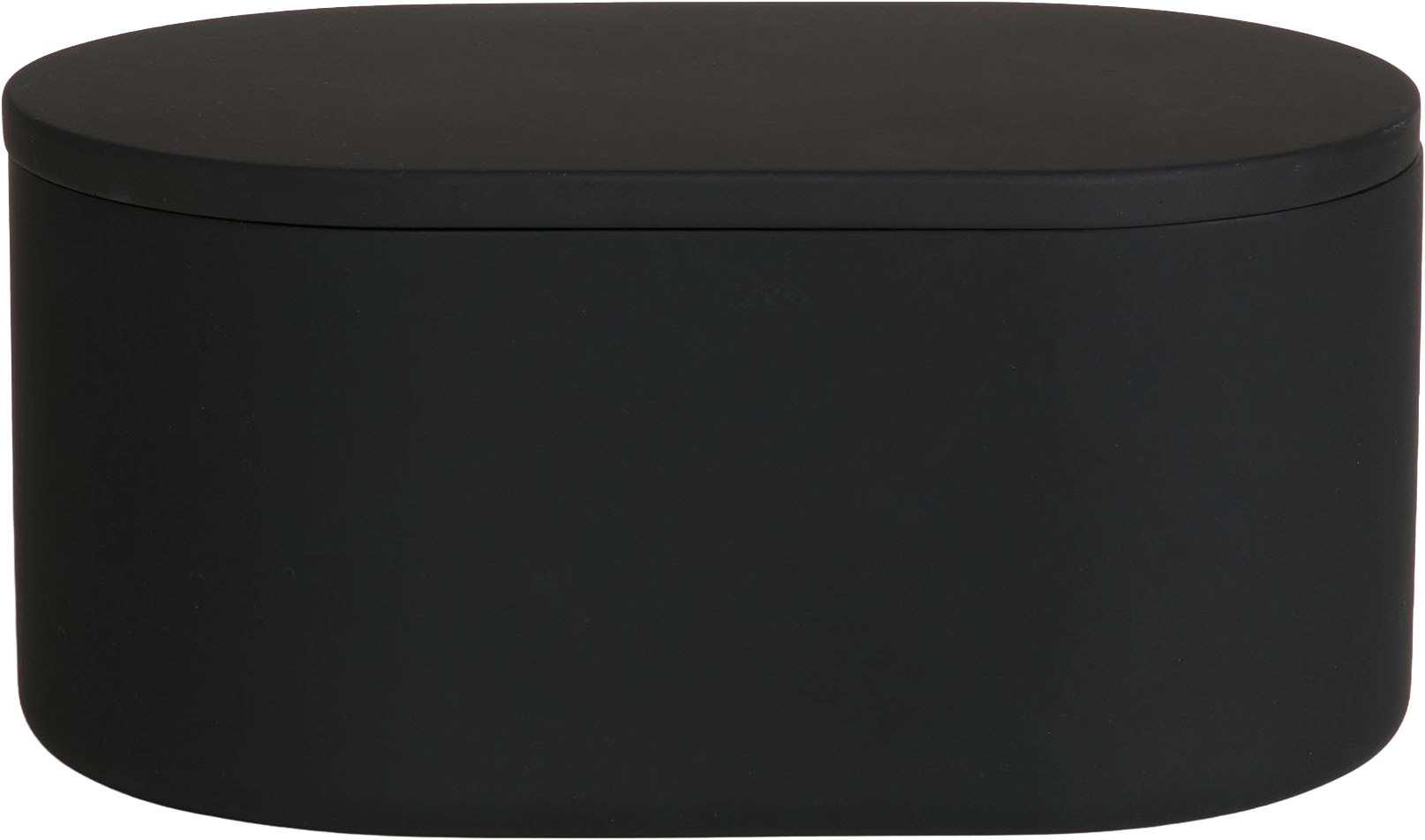 Aufbewahrungsbox MÖVE "Black Velvet", schwarz, B:15cm H:12cm T:25cm, Keramik, Aufbewahrungsboxen, Aufbewahrungsbox