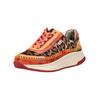 Sneaker LAURA VITA "LAURA VITA Sneaker Leder/Textil", Damen, Gr. 39, orange, Leder, Textil, casual, Schuhe