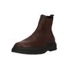 Stiefelette CLARKS "Badbury Easy", Herren, Gr. 42, braun, Leder, Kunstfaser, casual, Schuhe, mit Neoprenpolsterung