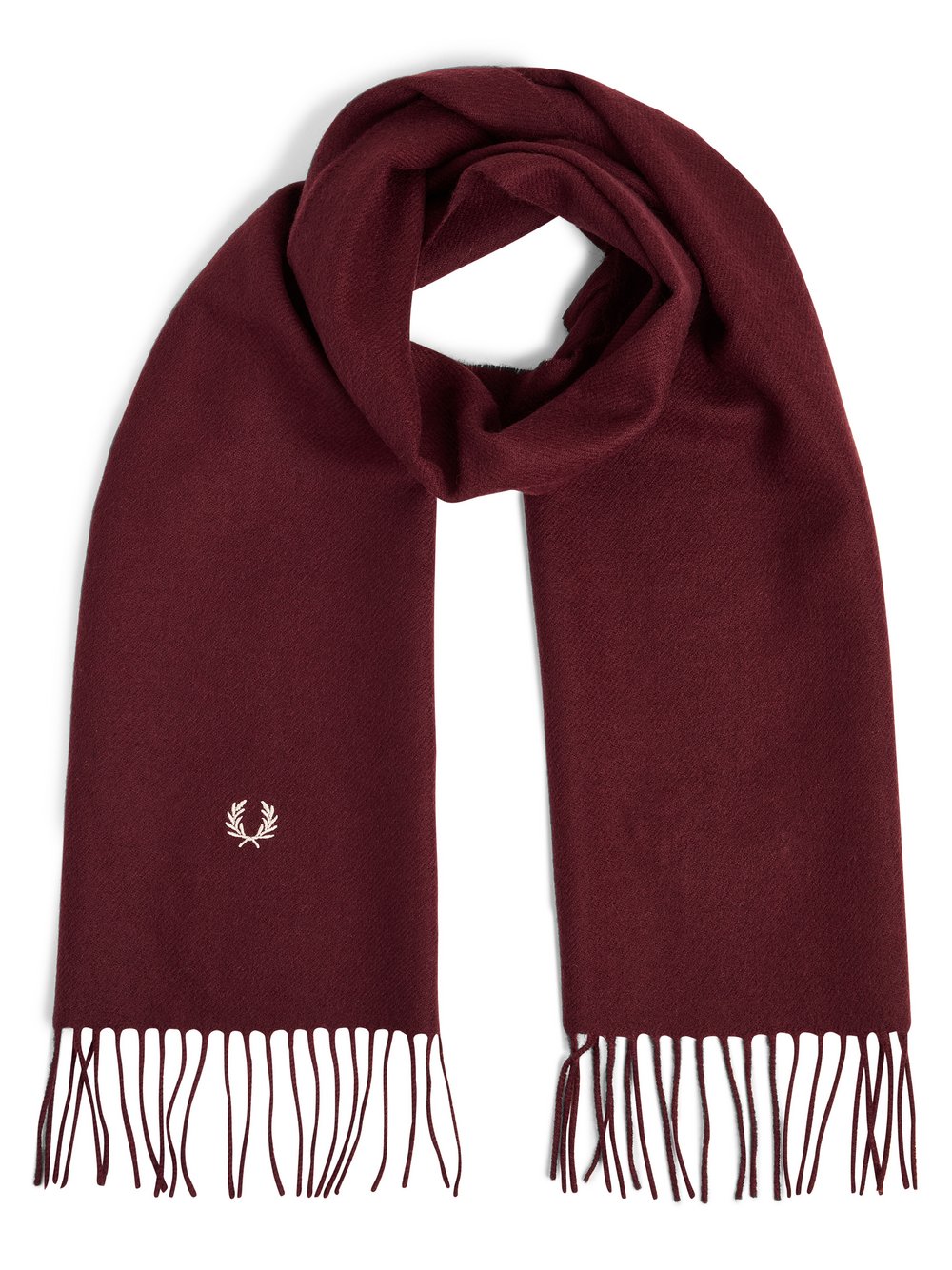 Fred Perry Lammfellschal Herren bordeaux, ONE SIZE Image
