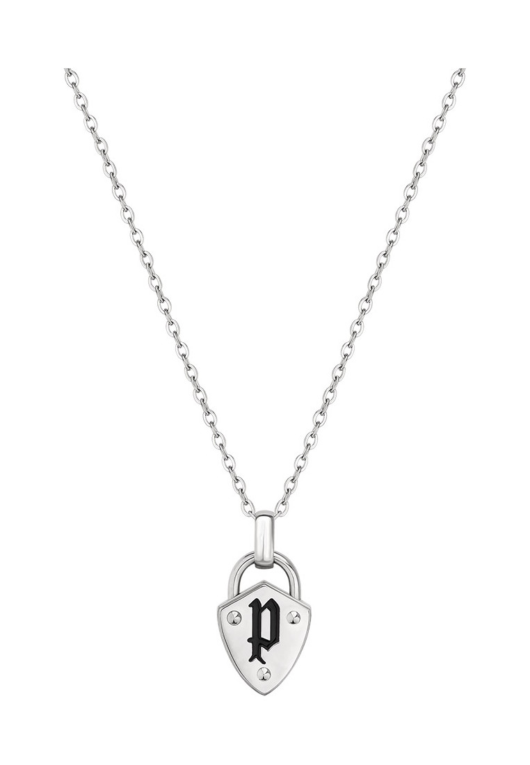 Police Womens PEJLN2009922 Ladies Necklace - Silver Stainless Steel - One Size | Police Sale | Discount Designer Brands