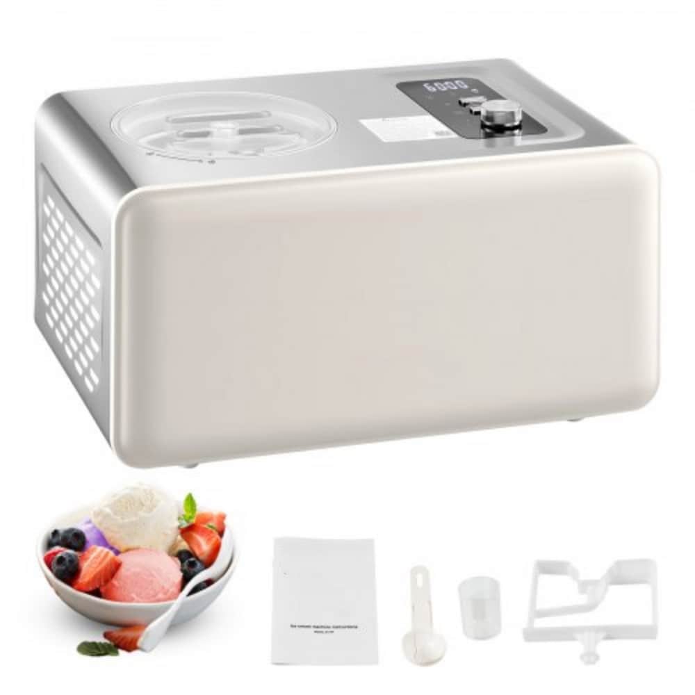 Home Ice Cream Maker with 3 Modes and Built-In Compressor - 16.73 x 11.42 x 9.65 inch