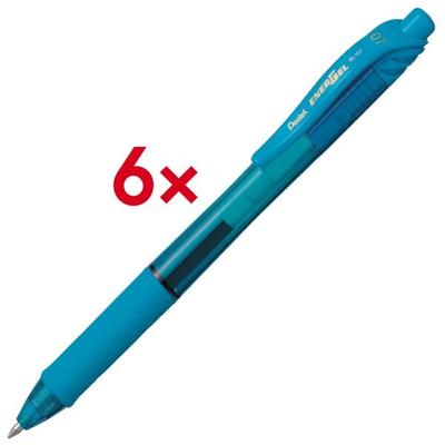 Pentel 6x Gelschreiber »Energel BL 107« hellblau Image