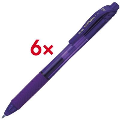 Pentel 6x Gelschreiber »Energel BL 107« violett Image