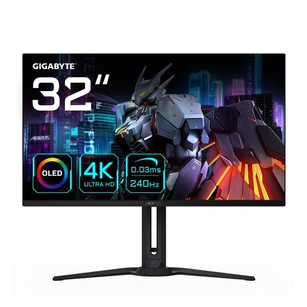 GIGABYTE Gaming Monitor »AORUS FO32U2« 81,3 cm / 32 '' schwarz