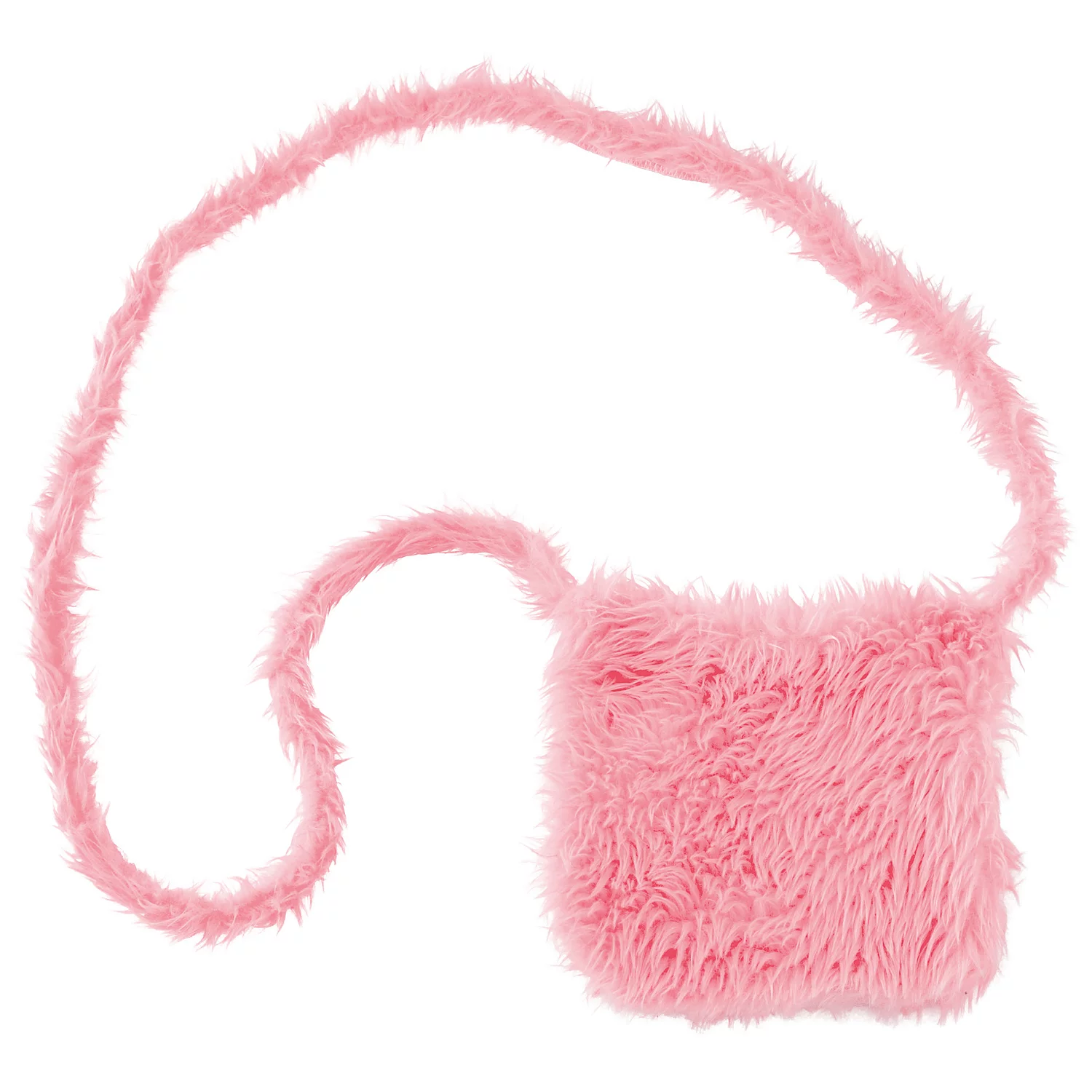 buttinette Tasche Plüsch, pastell-rosa Image