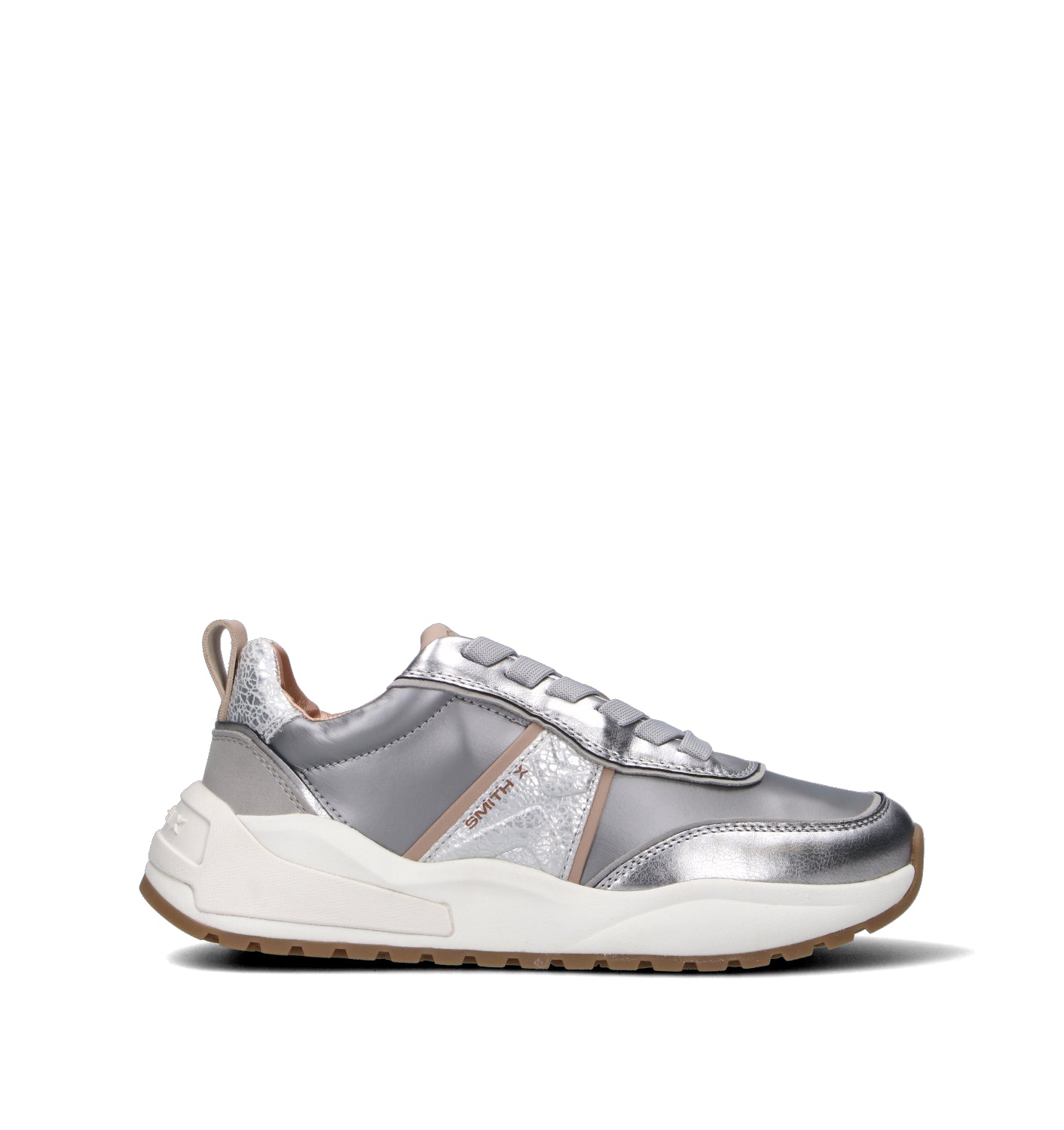 SMITH X Sneaker donna argento