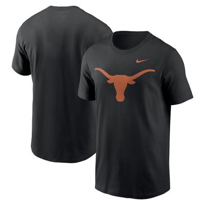 Nike Texas Longhorns Primetime Evergreen Logo T-Shirt für Herren, Schwarz Image