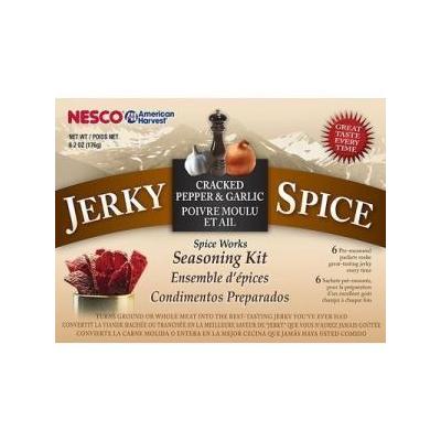 Nesco BJG-6 Jerky Spice Works, 6-Pack, Cracked Pepper & Garlic Flavor