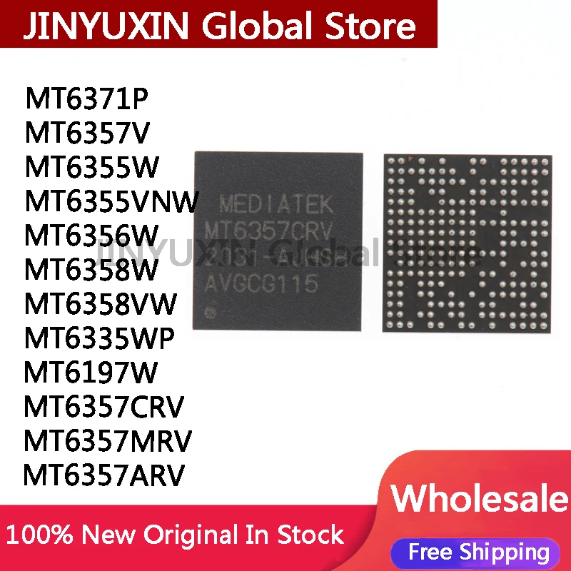 2Pcs MT6371P MT6357V MT6355W MT6355VNW MT6356W MT6358W MT6358VW MT6335WP MT6197W MT6357CRV MT6357MRV MT6357ARV IC
