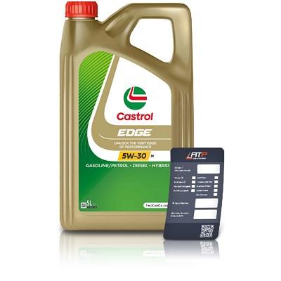 Castrol 5 L EDGE 5W-30 M + Ölwechsel-Anhänger [Hersteller-Nr. 15F6DC] Image