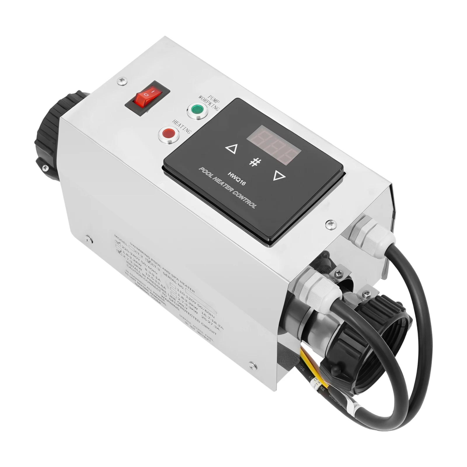 3KW 220V chauffe-piscine électrique piscine et Spa bain chauffage baignoire chauffe-eau Thermostat accessoires de piscine