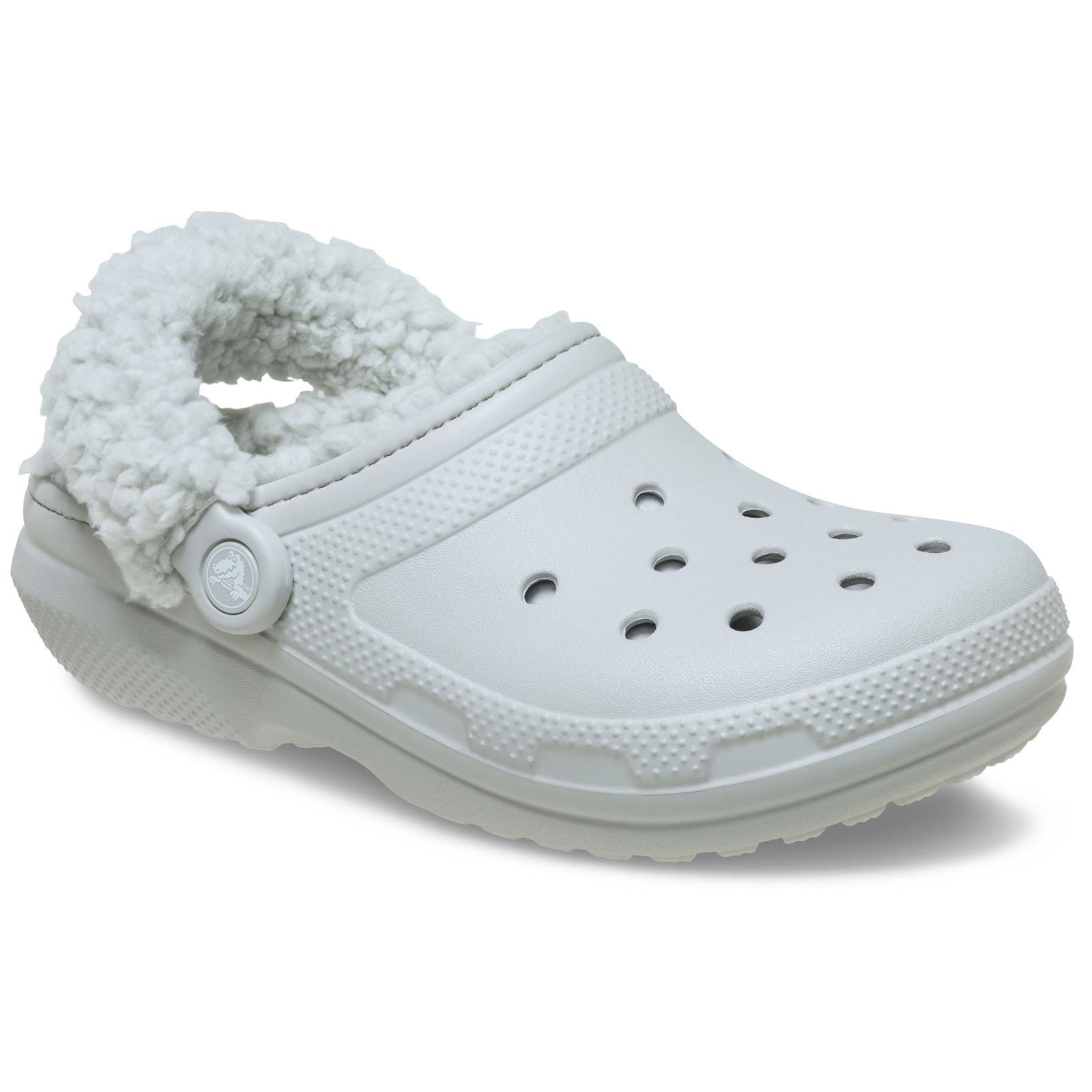 Crocs Classic Fleece Lined Thermoplastic Mens Atmosphere Clogs - White - Size UK 9 | Crocs Sale | Discount Designer Brands