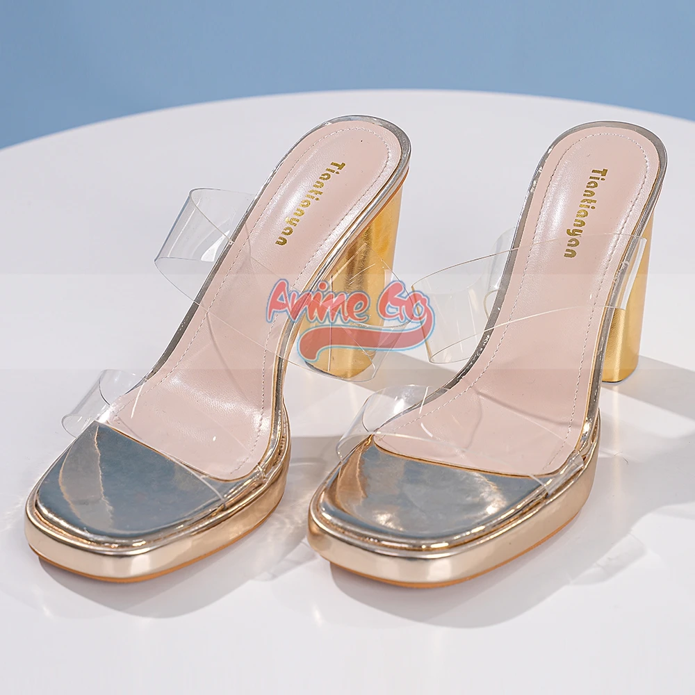 Genshin Impact Lauma Cosplay Schuhe Damen Hochhackige Sandalen Image