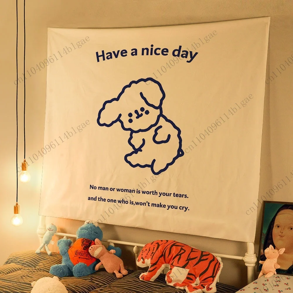 Heißer Kawaii Banner Hintergrund Dekoration Party Dekoration Hintergrund Wohnzimmer Tapisserie Film Wandteppiche Dekor Image