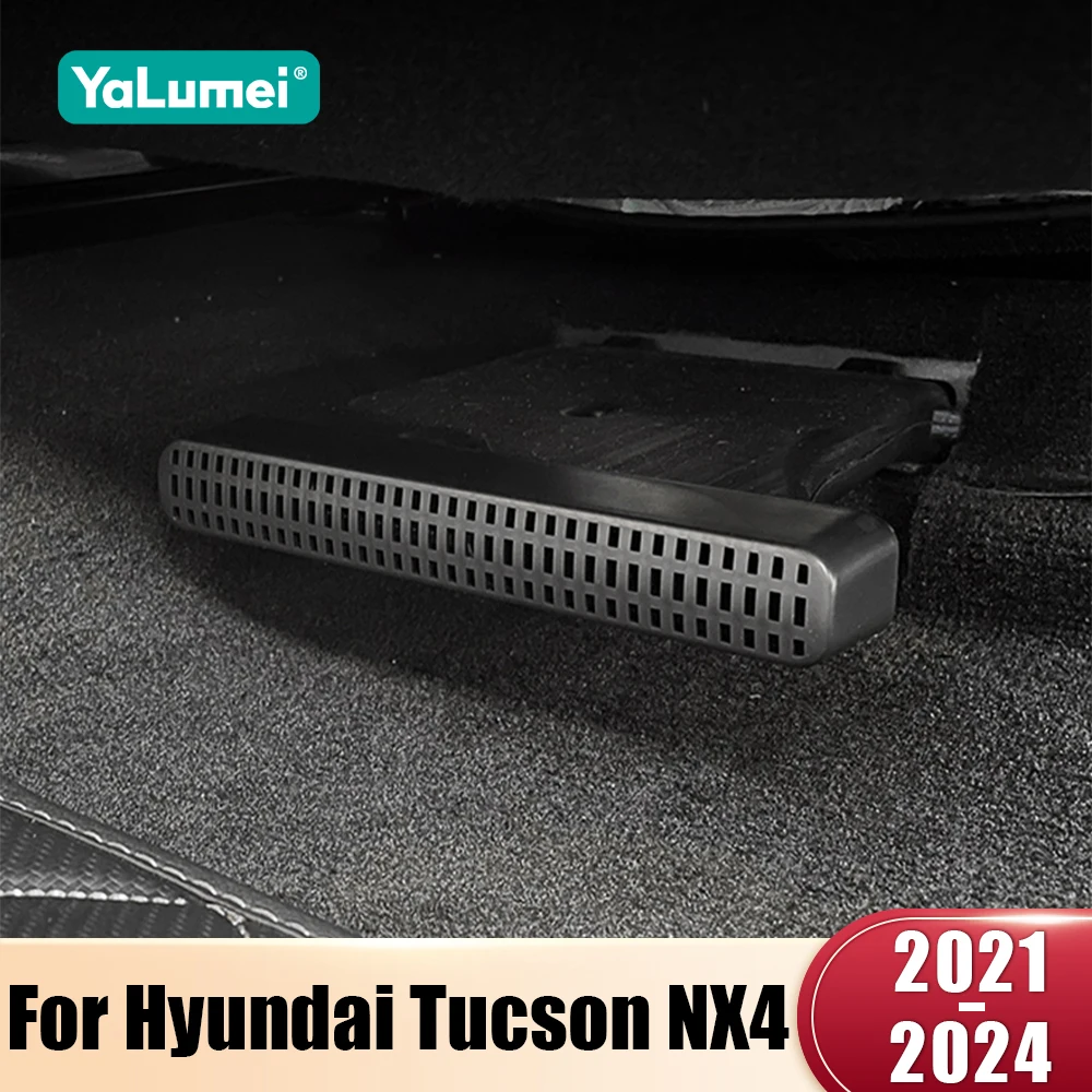 Für Hyundai Tucson NX4 2021 2022 2023 2024 Hybrid N Linie Auto Hinten Sitz Unter Air Vent Kanal Outlet Abdeckung shell Zubehör Image