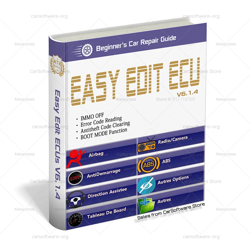 Easy Edit ECUs V6.1.4 mit Keygen Autodiagnosesoftware Inklusive Reno/Link V1.99 (Geschenk) Air/Bag Crash Clear Renaul/t-Daci/a Image