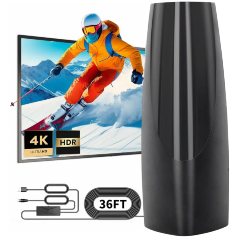 2025 Neue ATSC HD-Digital-TV-Antenne DTMB 5 m 166 Fuß Indoor Outdoor Dual Use Terrestrial Wave Stabiler Signalempfang Image