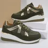 Frauen Casual Sport Schuhe Plus Größe Mode Komfortable Keil Turnschuhe Frau Frühling Herbst Dicke Sohle Nicht Slip Laufschuhe