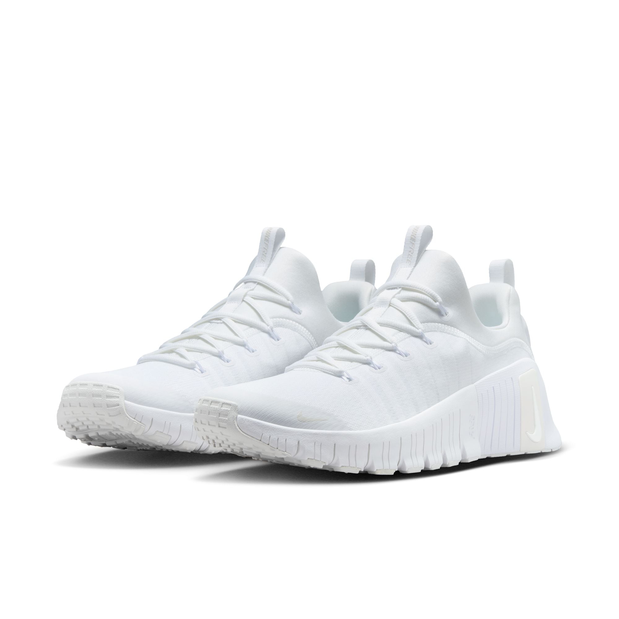 Trainingsschuh NIKE "FREE METCON 6", Gr. 42, weiß, platinum tint, Synthetik, Textil, Schuhe